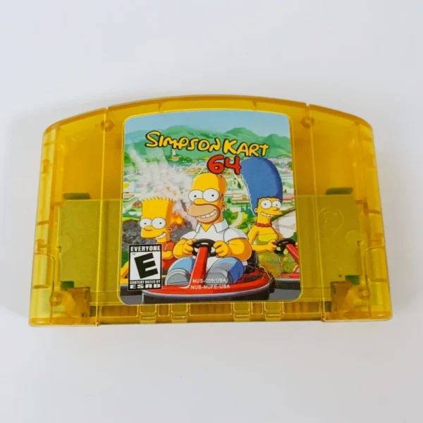 N64 game cartridge, compatible with 64-bit NTSC American consoles,Go- Kart 64, English game cartridge — N64