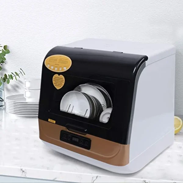 110V Countertop Dishwasher Portable Dishwasher 360 Degree Auto Spray Type Comfee Countertop Dishwasher 4 Washing Programs Air-C — Generic