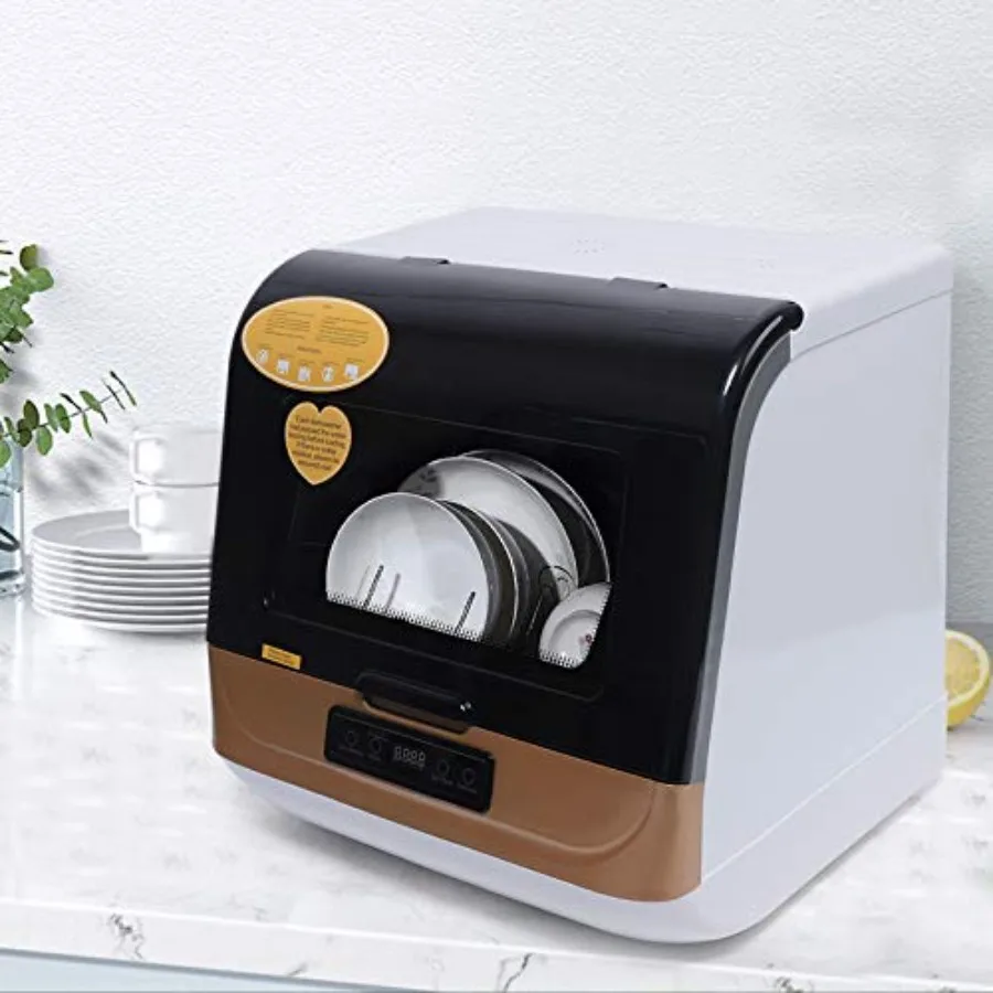 110V Countertop Dishwasher Portable Dishwasher 360 Degree Auto Spray Type Comfee Countertop Dishwasher 4 Washing Programs Air-C — Generic