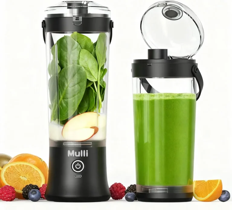 Upgraded Personal Blender, 17oz Portable for Shakes & Smoothies, USB-C Rechargeable, BPA-Free, Leak-Proof — Upgraded