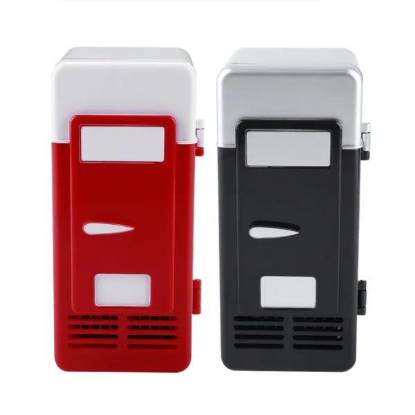 Mini Fridge Cool Quickly Beverage Fridge Usb Interface Cooler & Warmer 5 Minutes Refrigerator Temperature for Cola Cans Coffee — Mini