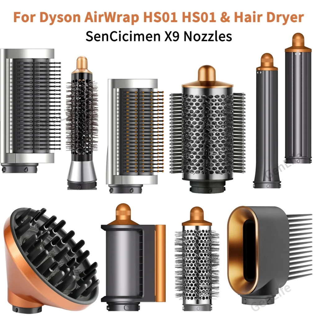 For Dyson Airwrap HS01 HS05 Hair Styling Nozzle Brush Anti fly Hair Nozzle For Dyson Hair Dryer Accessories Auto Hair Curling — Dyson
