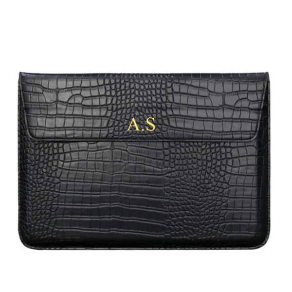 Free Custom Letters Laptop Sleeve For Macbook Air 13 Case 11 13.3 15.4 Retina Unisex Sleeve Envelope Leather Laptop Sleeve Pouch — MAC