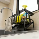 Multi-Functional Kitchen Sink No-Drill Drain Rack Spice Storage Hanging Dishcloth Basket - Household Organizer Artifact — Multi-Functional