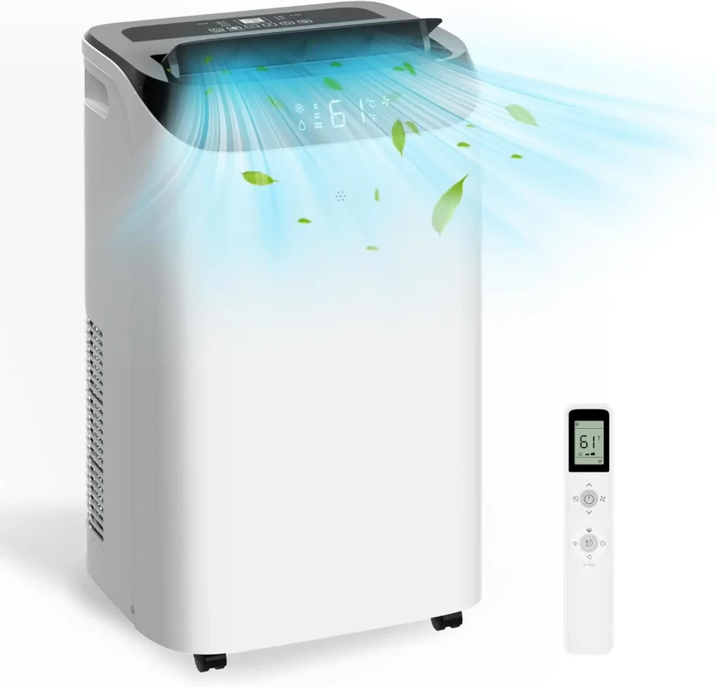 3-IN-1 Portable Air Conditioner 14,000 BTU Cools 700 Sq.Ft with Remote & Kit — Generic