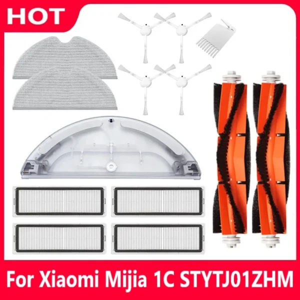 For Xiaomi Mijia 1C STYTJ01ZHM Side Main Brush Water Tank Mop Cloth HEPA Filter Parts Kit Robot Vacuum Cleaner Accessories — Xiaomi