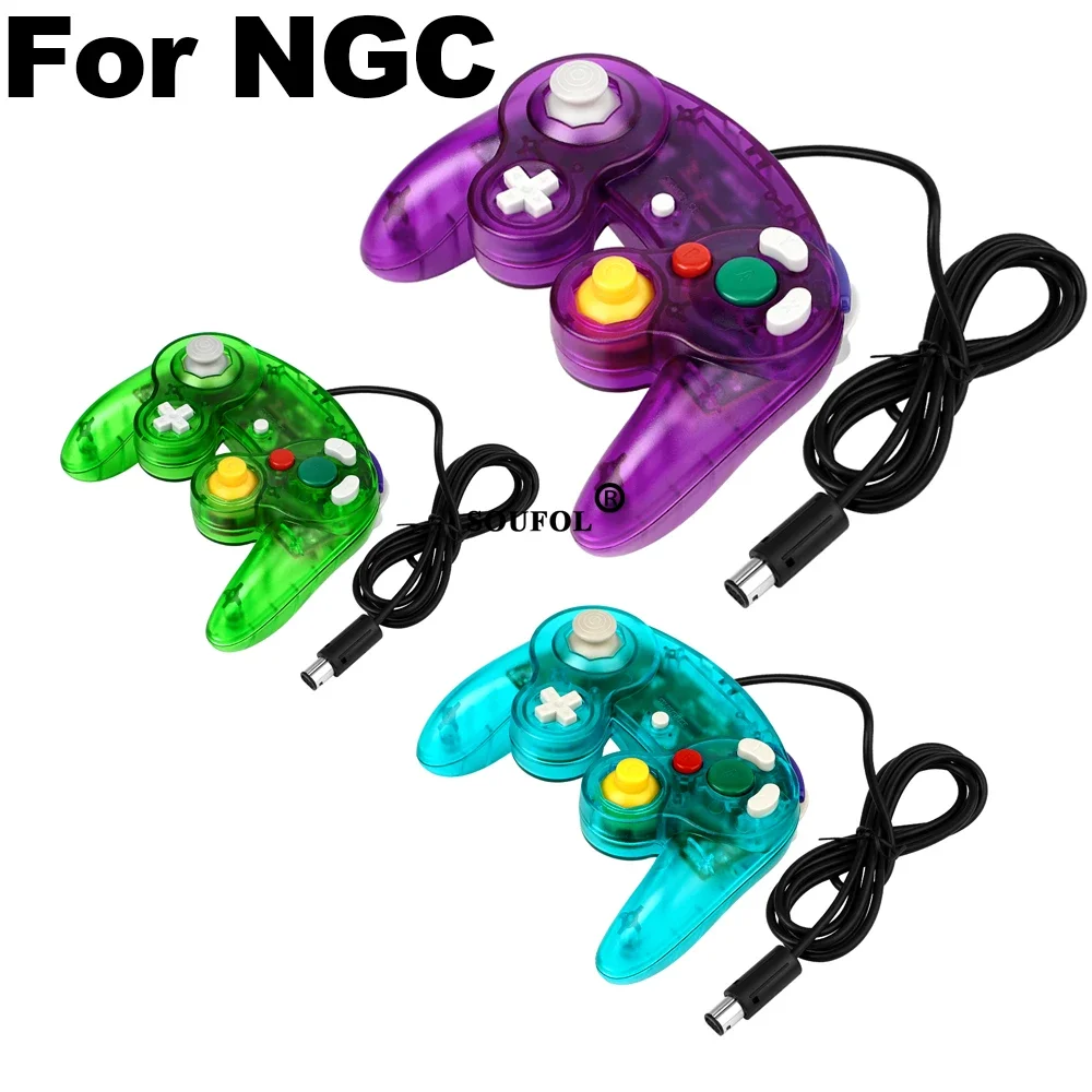 New Wired Game Controller for GameCube NGC Single Button Wired Gamepad Joystick for NGC Game Console Dropshipping — New