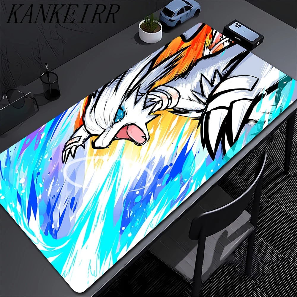Anime Elf Mouse Pad P-pokemon Large Keyboard Mousedesk Pad Non-slip Rubber Gaming Mousepad Laptop Mouse Carpet Game Table Mat — Anime