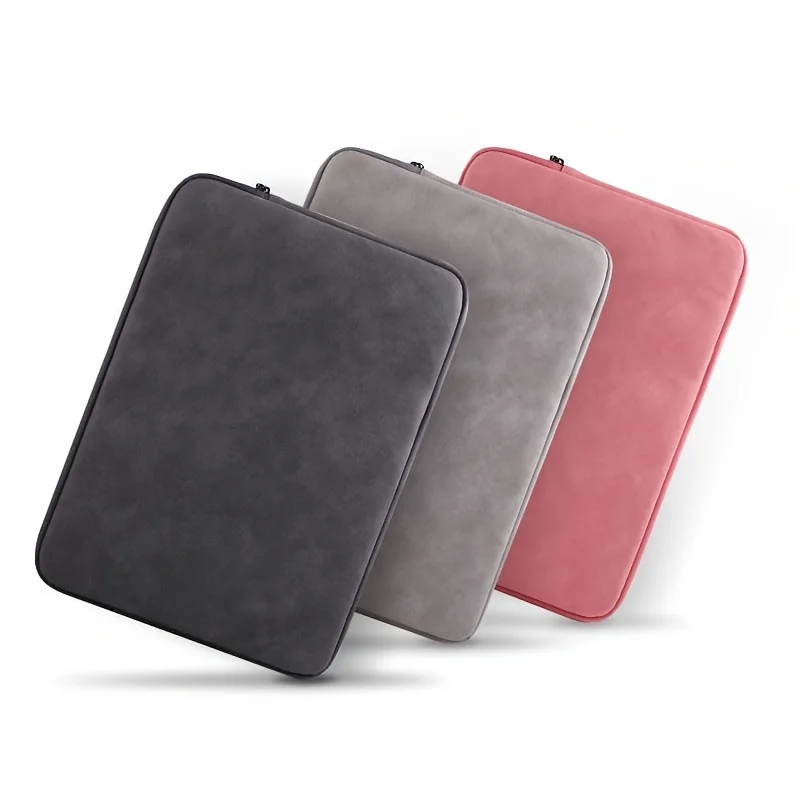 11 13 14 15 Inch Laptop PU Leather Protective Tablet Bag Computer Pouch Case Storage Bags Slim Laptop Sleeve for Macbook Perfect — MAC