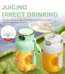 1000ML Portable Juicer Blender Fruit Juicer USB Charging Lemon Orange Fruit Juicing Cup Smoothie Blender Machine Kitchen Tools — MAC