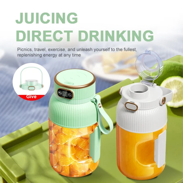 1000ML Portable Juicer Blender Fruit Juicer USB Charging Lemon Orange Fruit Juicing Cup Smoothie Blender Machine Kitchen Tools — MAC