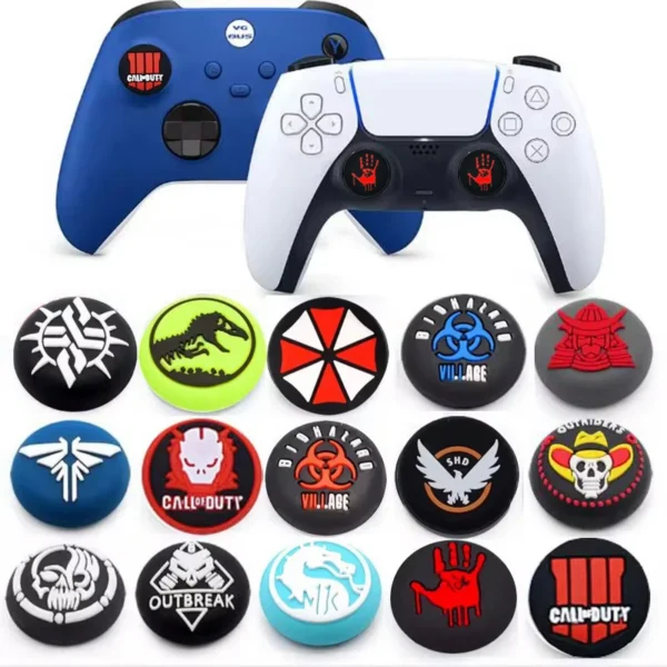 Thumb Stick Grip Cap Thumbstick Joystick Cover Case For Sony Dualshock 5/4/3 PS5 PS4 PS3 Slim Xbox 360 NS Switch Pro Controller — Sony