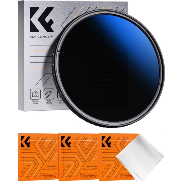 K&F CONCEPT ND2 to ND400 ND Lens Filter Slim Fader Variable Adjustable Neutral Density 49mm 52mm 58mm 62mm 67mm 77mm — K&F