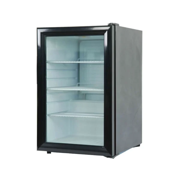 Mini 70L Fridge Refrigerator Glass Door Cooler — Mini