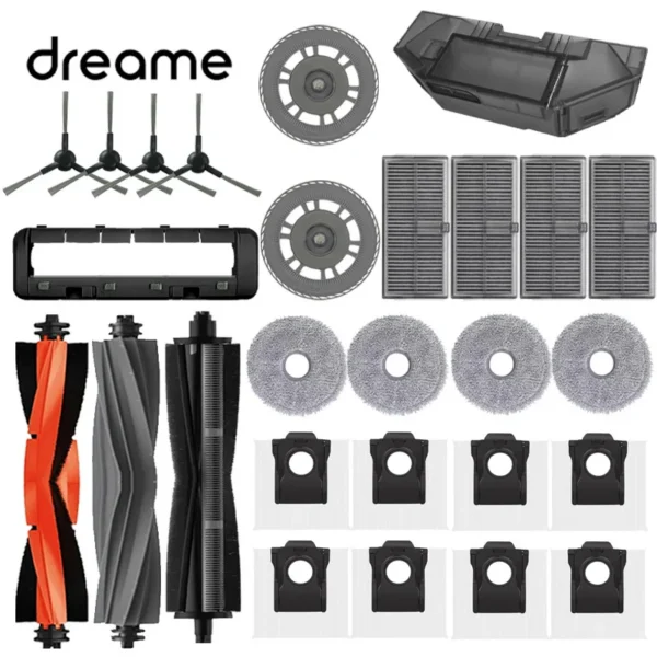 Dreame L10s Pro Ultra Heat, X30 Ultra, X30 Pro Vacuum Cleaner Replacement Accessories Main Side Brush Filter Mop Dust Bag — Dreame