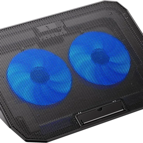 Ultra Slim Laptop Cooling Pad with 2 Quiet Fans, Adjustable Stand for 10-15.6 Inch Laptops — Ultra