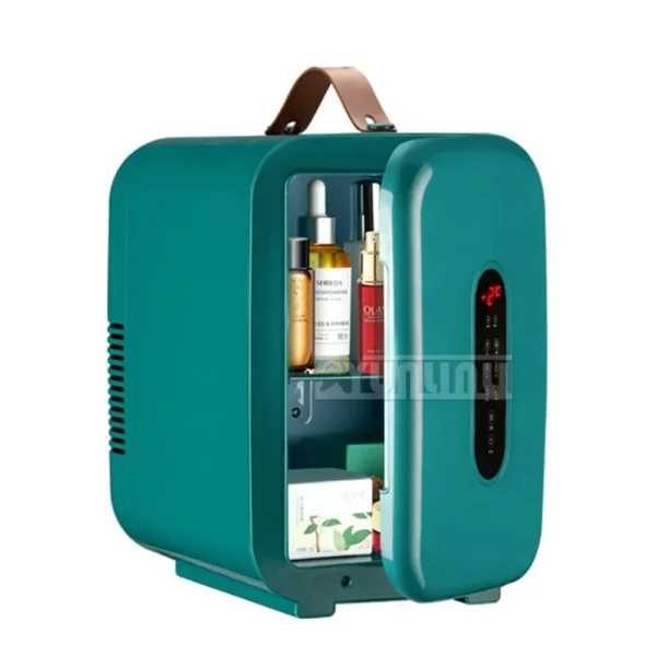 New Portable Mini Fridge 12L Car Refrigerator Freezer Cooler & Warmer For Home Car Use Storing Skincare Cosmetic Food Drink — Ring