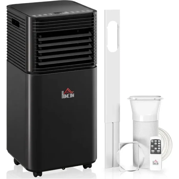 10000 BTU Portable Air Conditioner for Rooms up to 441 Sq. Ft., 3-in-1 Mobile AC with Dehumidifier, Cooling, Sleep Mode, Remote, — Generic