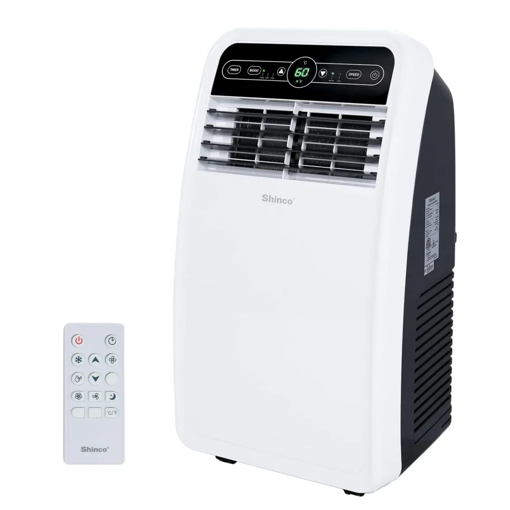 Shinco 8,000 BTU Portable Air Conditioner, AC Unit with Built-in Cool, Dehumidifier & Fan Modes for Room up to 350 sq.ft — Shinco