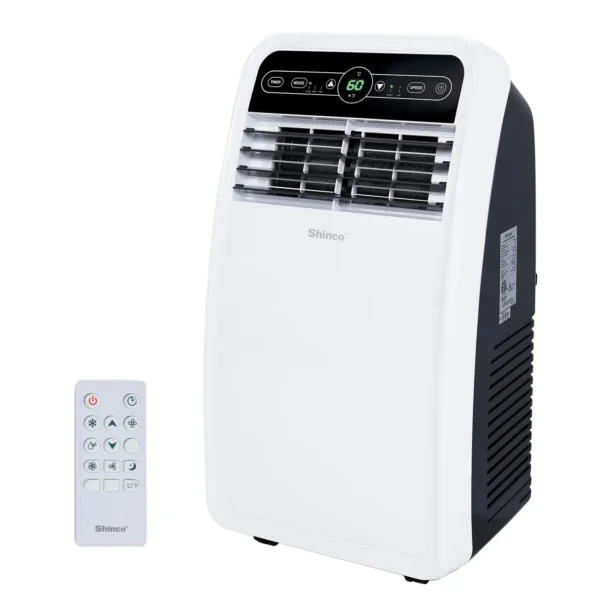 Shinco 8,000 BTU Portable Air Conditioner, AC Unit with Built-in Cool, Dehumidifier & Fan Modes for Room up to 350 sq.ft — Shinco