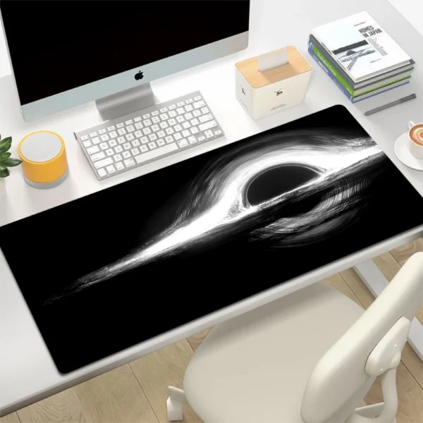 Space Earth Starry Sky Mouse Pad Gamer Pc Gaming Accessories Rubber Mat XXL Space Deskmat Keyboard Cabinet Mause Laptops Mats — Space