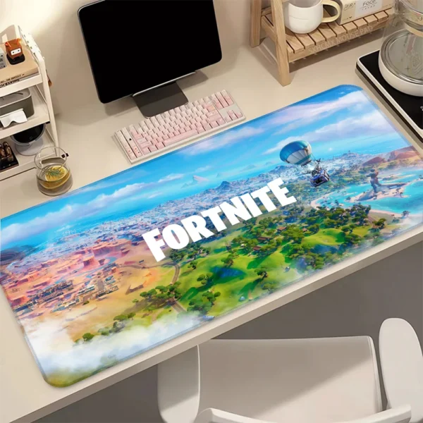 Gaming Mouse Pad F-Fortnite Anime Mousepad Deskmat Computer Accessories HD Desk Mat Mats Gamer Mause Office Offices Pc Desktop — Gaming