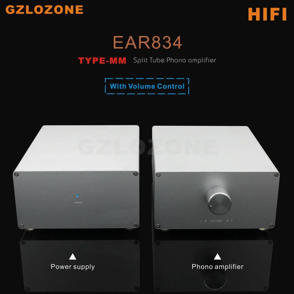 HIFI Split Type-MM ECC83 Tube Phono Amplifier Base On EAR834 With Volume Control — HIFI