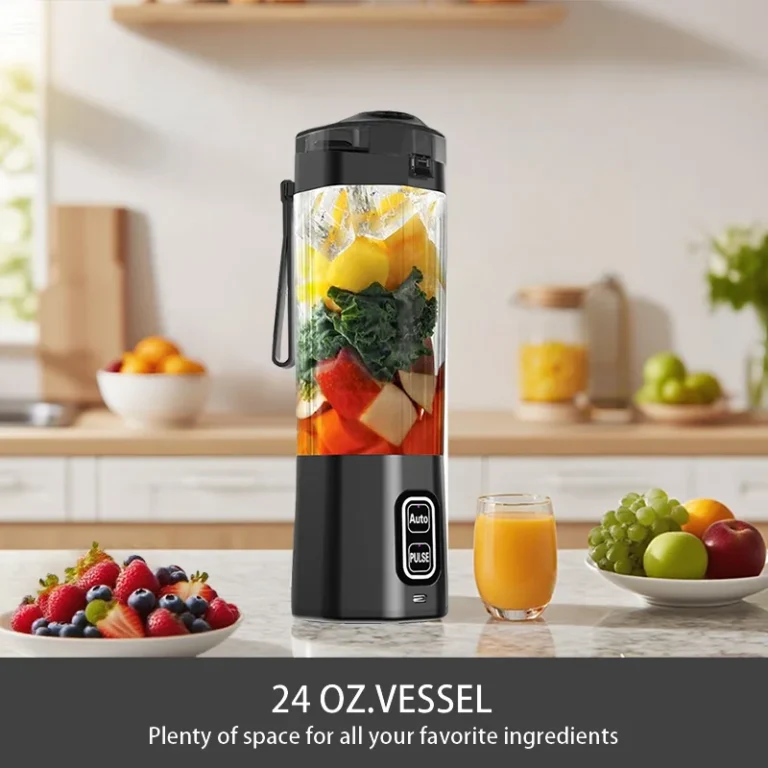 Portable Electric Juice Maker Blender 700ML USB Rechargeable Fruit Mixer 6 Blades Juicer for Shakes Smoothies Fresh Juicing Cup — Portable