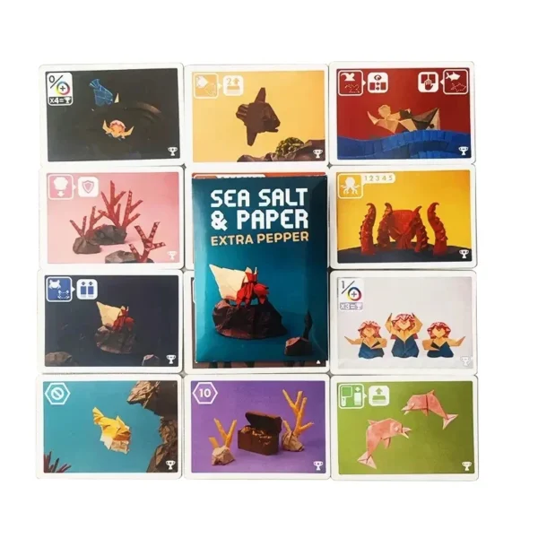 SEA SALT & PAPER- Expansion Board game Family and friends games — SEA