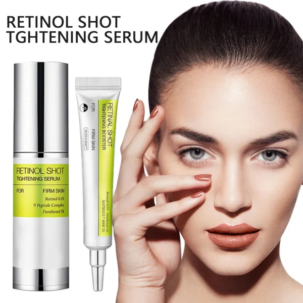 Korean Retinol Tightening Face Serum Firming Wrinkles Eye Cream Hydrating Remove Dark Circles Moisturizer Beauty Skin Care — Korean