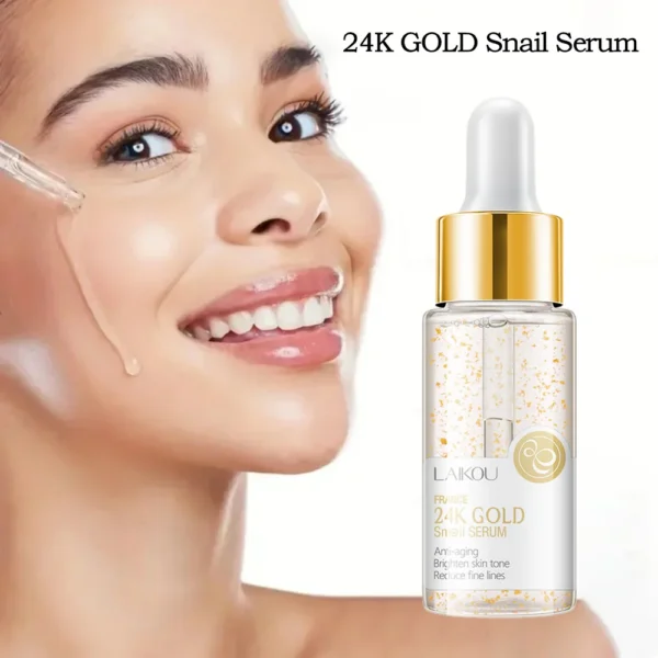 LAIKOU Anti-Aging Face Serum 24K Gold Whitening Deep Hydration Moisturizer Facial Serum 17ml — LAIKOU