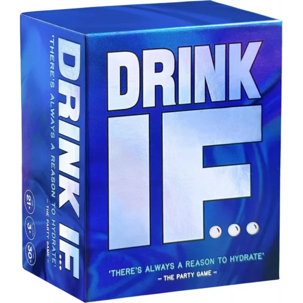 If you drink...Adult Cocktail Party Game - For friends and family 600 A funny question，Fun Party and Card Game — If