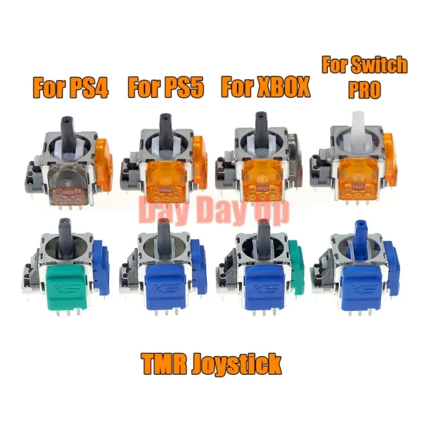 1PCS V2 TMR Electromagnetic Joystick For PS4 PS5 Xbox One Series Switch Pro Controller 3D Analog Rocker Thumbstick V2.0 — Generic