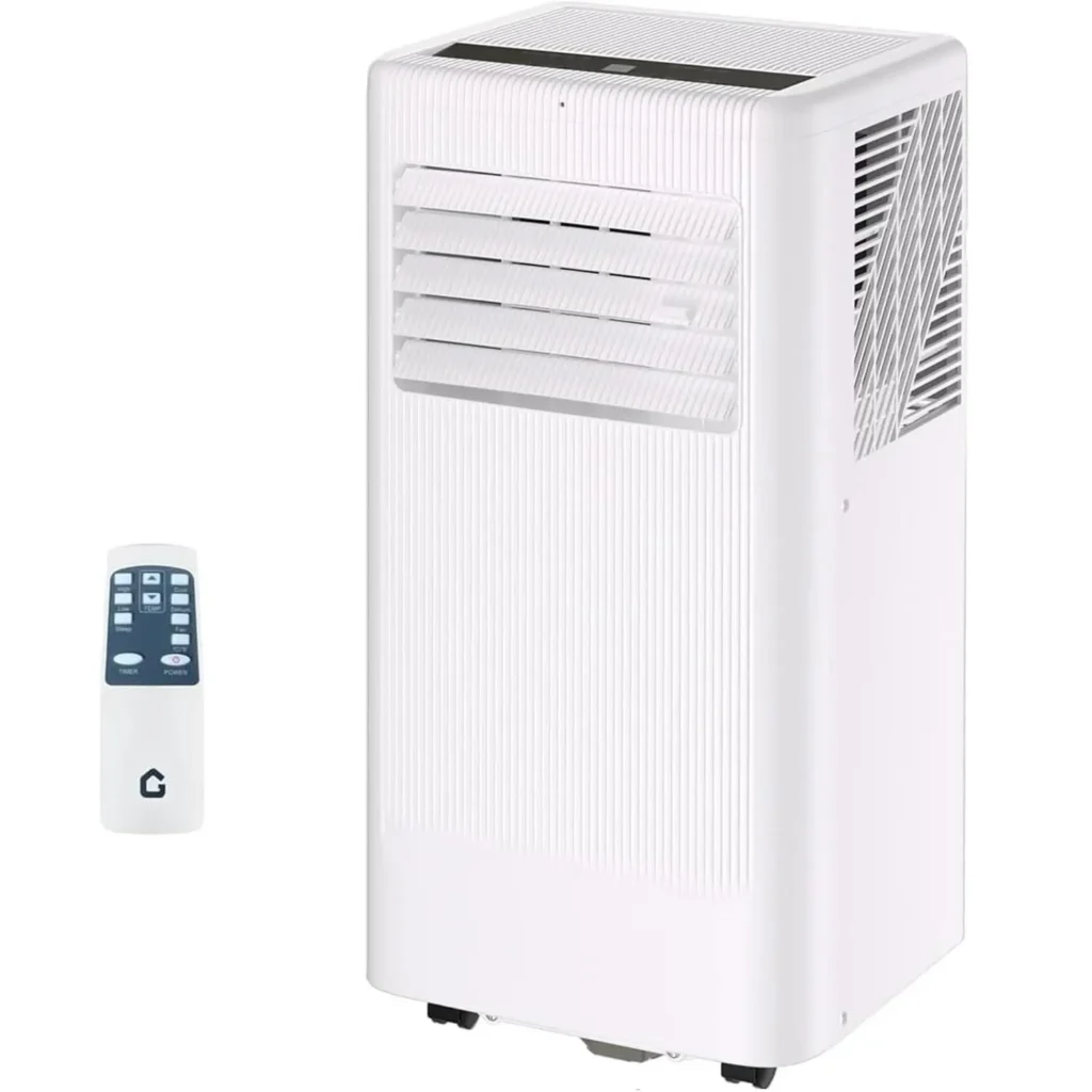 10000 BTU Portable Air Conditioner, 3-in-1 Cooling, Fan & Dehumidifier For 560 Sq.Ft Room, LED Display, Remote w/ Window Kit — Generic