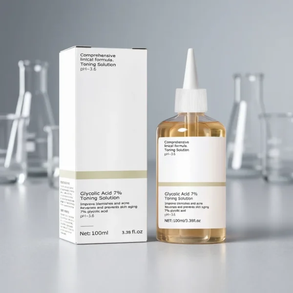 100ml Glycolic Acid 7% Toning Solution To Remove Acne and Moisturize Skin Rejuvenating Lotion — Generic