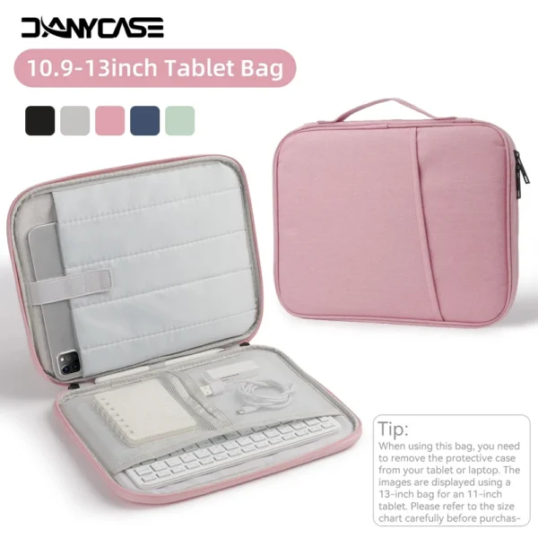 Laptop Bag for 11-13 Inch Protective Tablet Sleeve Case Padded Carrying Case Fit for iPad Macbook Xiaomi ASUS HUAWEI Lenovo — Xiaomi