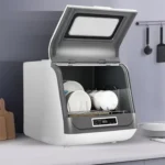 Desktop High Temperature Washing Drying Disinfection Countertop Mobile Dishwasher Convenient Dishwasher — Desktop