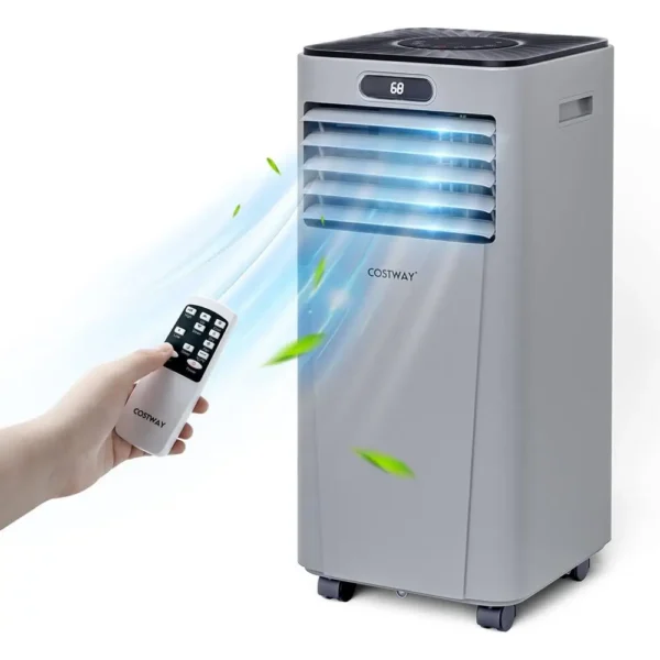 Portable Air Conditioner, 8000AC Unit with Drying, an, Sleep e, 24H Timer, Remote Control, Cools Room up to 230 Sq. t, or Home & — Portable