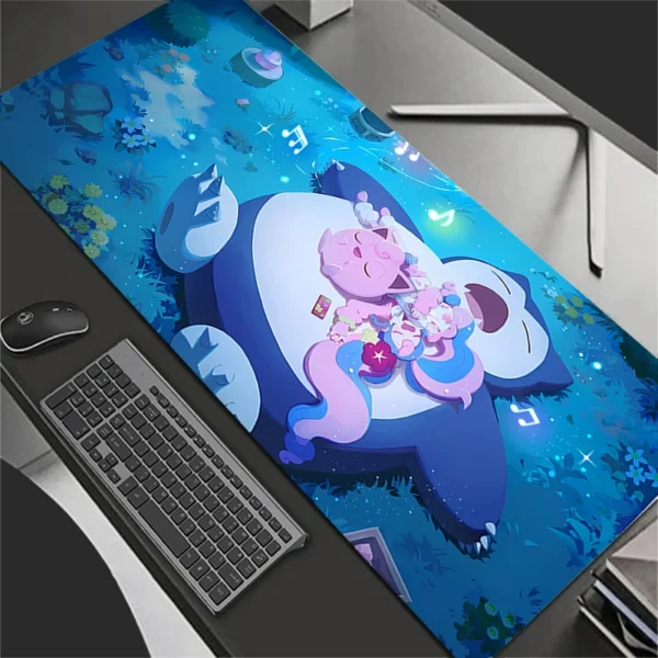 Mouse Pad P-Pokemons Snorlax Gaming Large Dywan Gamer Keyboard Desk Mat Table Carpet Mousepad XXL 900x400 For Computer — Mouse