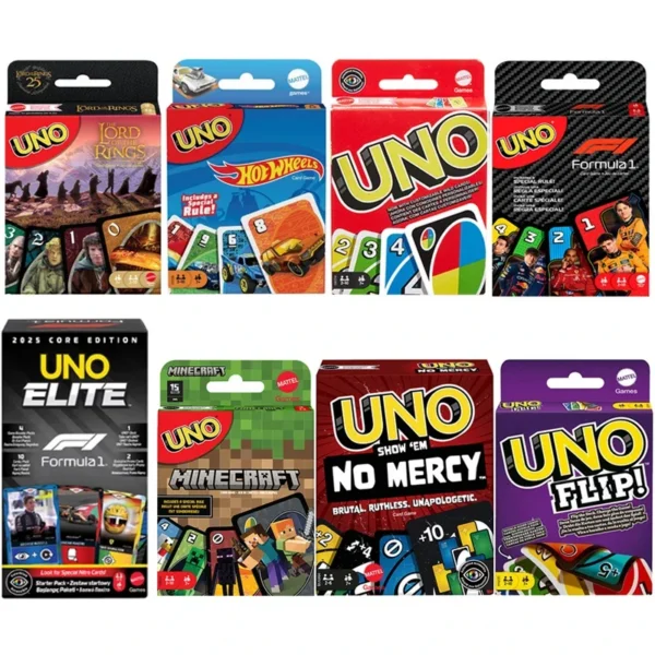 UNO Filp Playing Cards games,Super Mario,Minecraft,Lord of The Ring,Hot Wheels,No Mercy,Social Board Table party games,kids toys — Ring