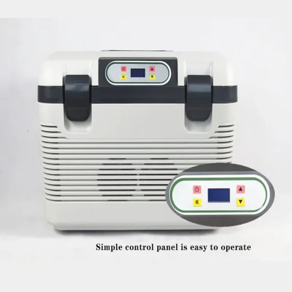 Car refrigerator 2 charging methods and portable strap refrigerator 220v home 12V / 220V mini portable refrigerator — Car