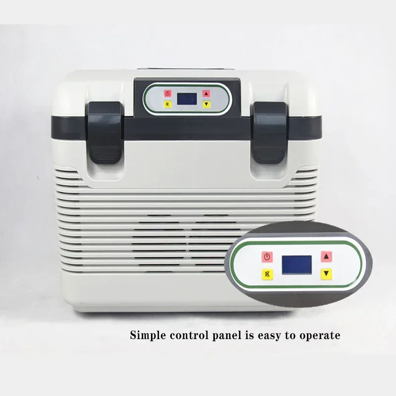 Car refrigerator 2 charging methods and portable strap refrigerator 220v home 12V / 220V mini portable refrigerator — Car