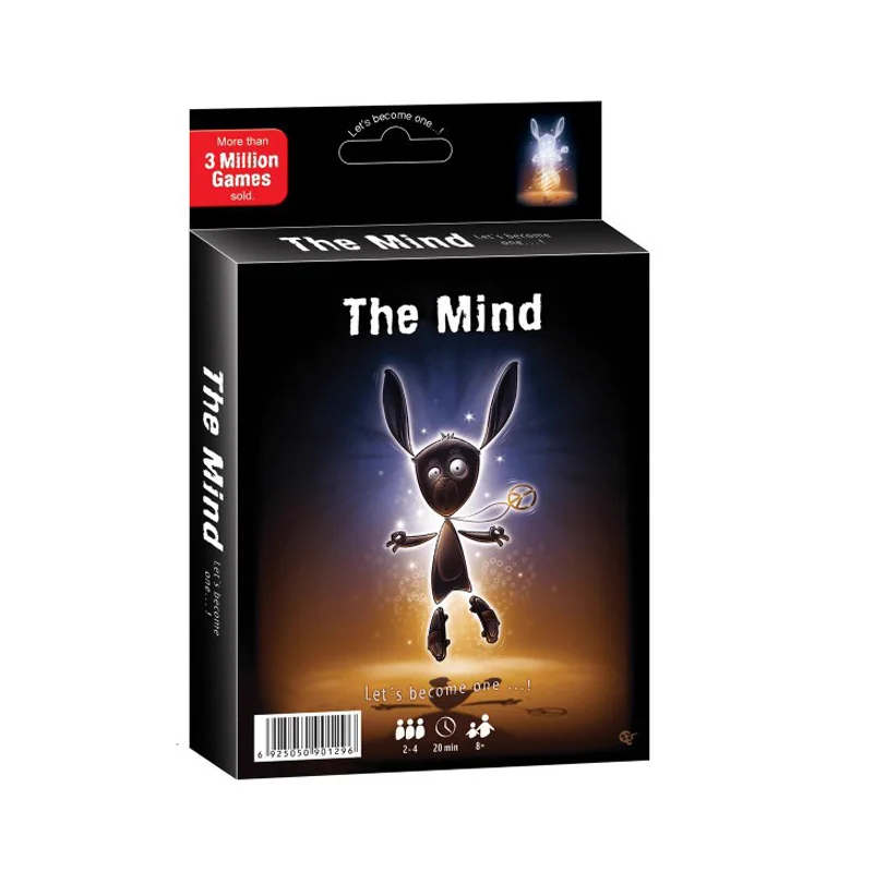 The Mind Card Game and Table Games Poker The Mind Extreme Expansion Fun Cooperative Game for 2-4 Players Strategteractive Games — The