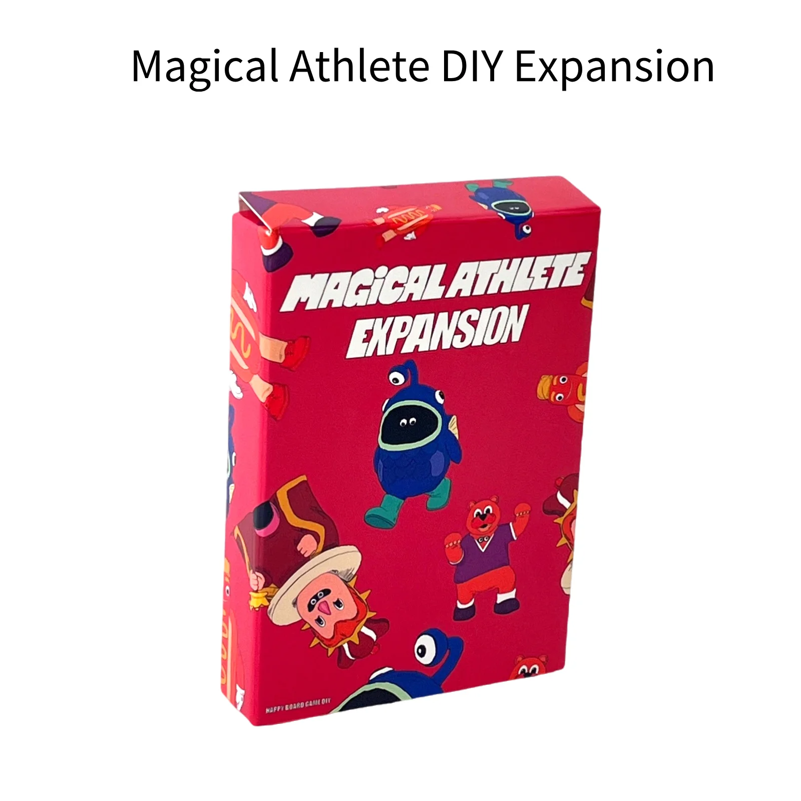 S7d3600dc811c491dba1b2c52669c464eu.webp Magical Athlete Board Game DIY Expansion - Hot Streaker Tokens: 4 Wooden Tokens + 4 Cards - Base Game Required — Magical