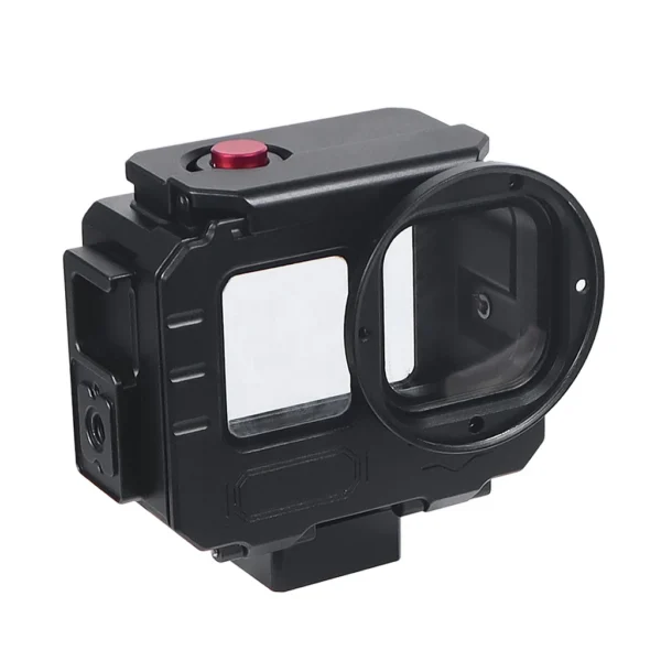 For GoPro Waterproof Housing Case Metal for Go Pro 13 12 11 Deep Diving 80M Tempered Glass Quick Install Camera Protective Frame — GoPro