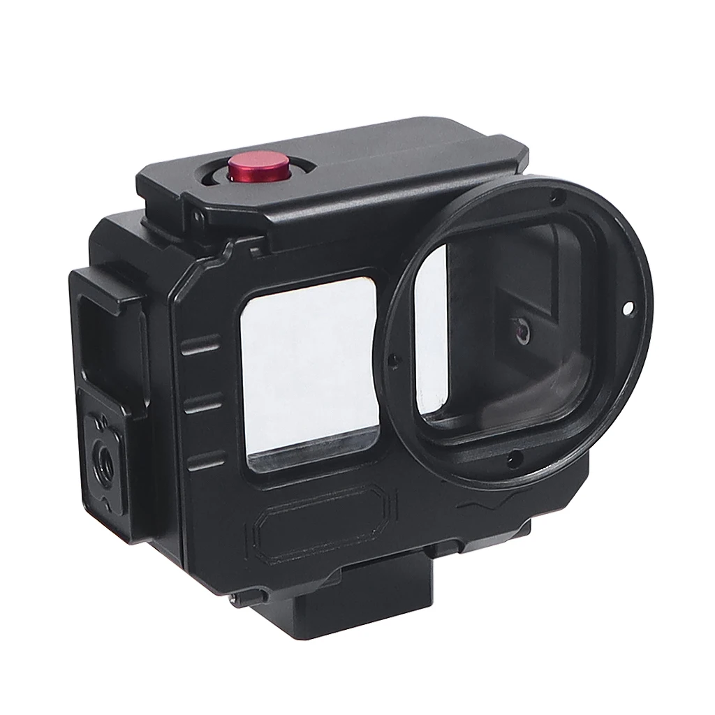 For GoPro Waterproof Housing Case Metal for Go Pro 13 12 11 Deep Diving 80M Tempered Glass Quick Install Camera Protective Frame — GoPro