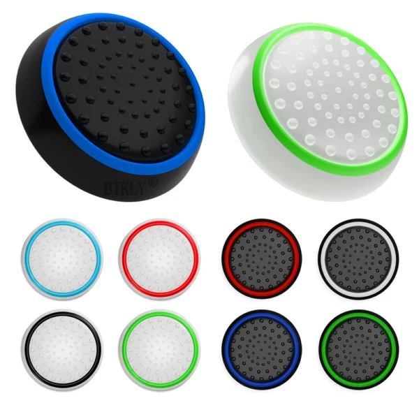 4pcs Analog Joystick Luminous Thumb Stick Grip Caps Case for PS5 PS4 Xbox 360 One Series X Switch Pro Controller Cover Accessory — Generic