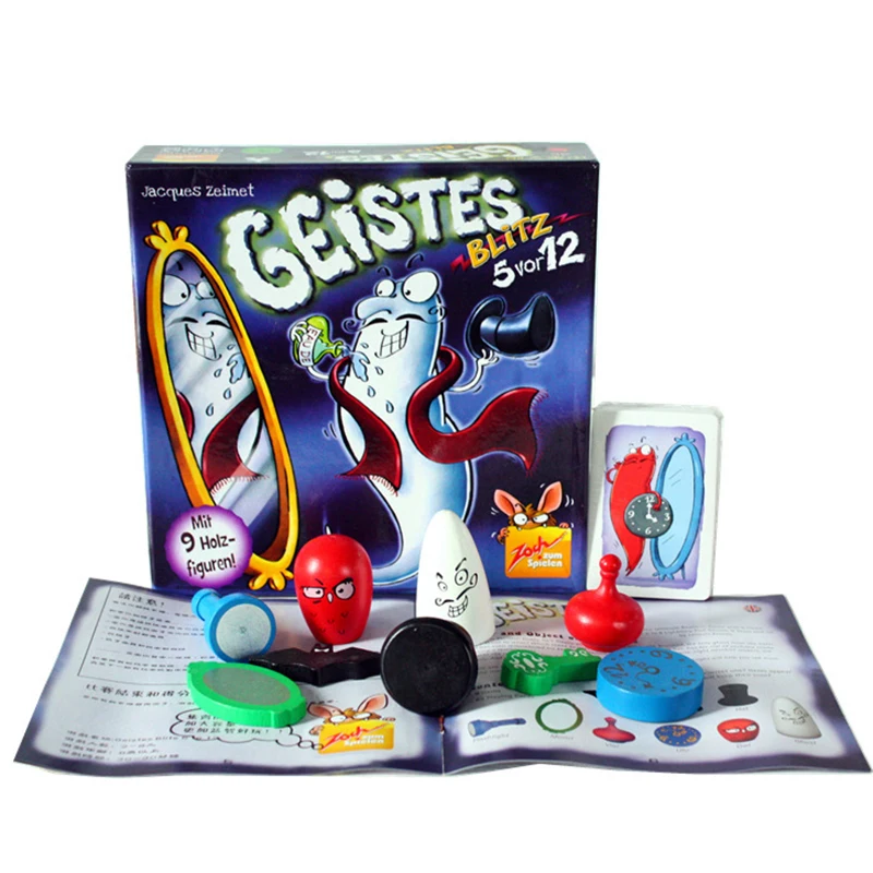 Geistes Blitz 1 Board Game 2-8 Players Family/Party Best Gift for Children English Instructions Cards Game Reaction Game — Geistes