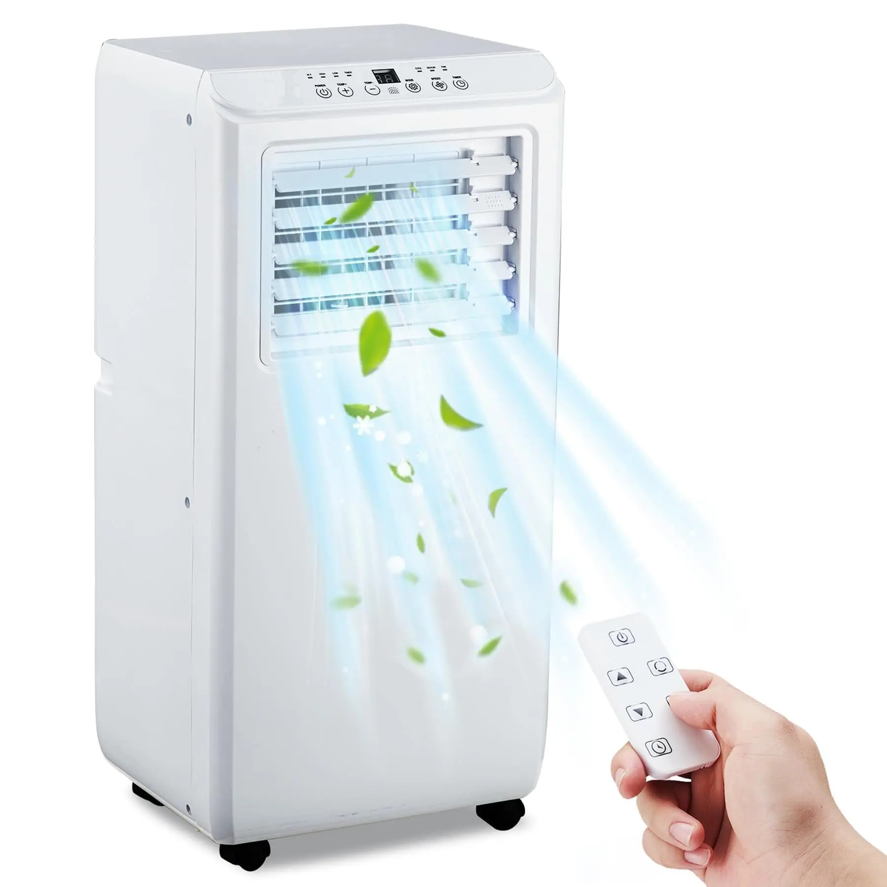 S8779c342f9b145bca74b66f6979ac47bT-1.webp 10000BTU Portable Air Conditioner, Quiet Remote Control AC Unit With Dehumidifier & Fan Mode For Home & Office, Up to 450 Sq.Ft — Generic