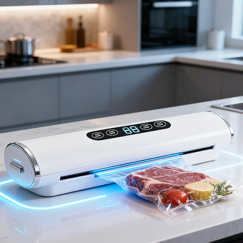 Professional Vacuum Kitchen Sealing Machine Sealer for Food Vacuumor for Products Cuisine Packaging Plastic Bag Sealant — MAC
